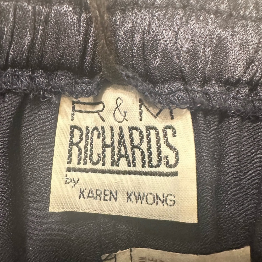 R&M Richards by Karen Kwong 2-Piece Pant Set Size 12 Glitter Top Evening Outfit - Picture 9 of 16